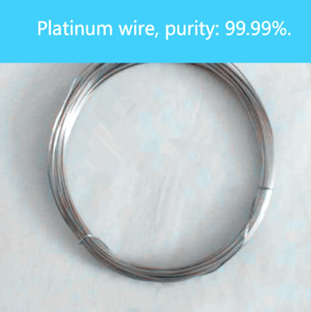 

Pure Pt wire, platinum wire electrode, electrophoresis cell electrode, purity: 99.99%