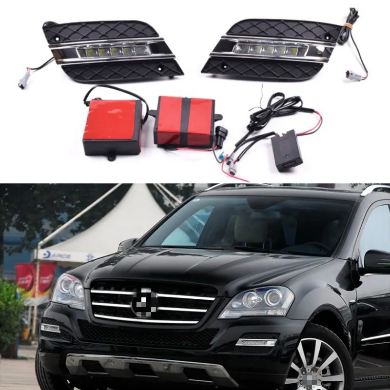 Для Mercedes Benz W164 ml-класс светодиодный Габаритные огни белый 2010-2011