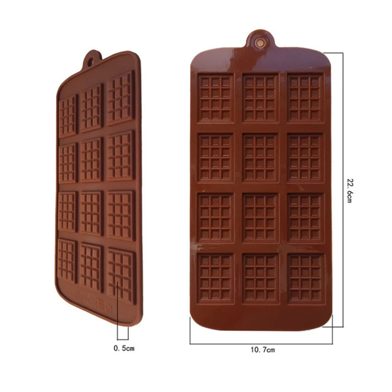 Buy 2pc Silicone Chocolate Candy Molds