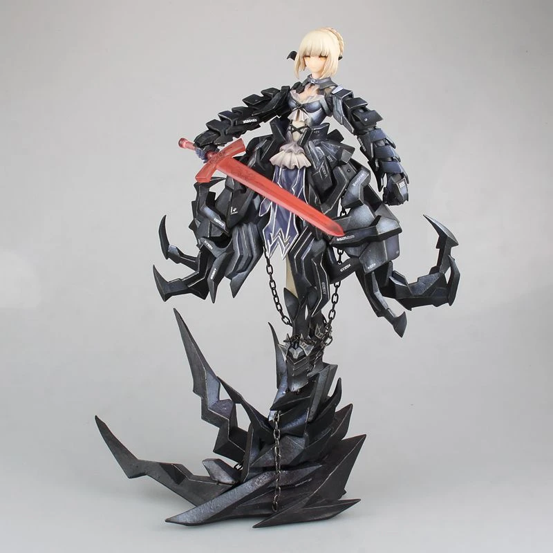 stay Night Anime Saber Christmas Yuzhen Xiaoheizhen Doll Version Statue Doll Sculpture Toy Decoration regali anime figure anime 27 cm Fate 