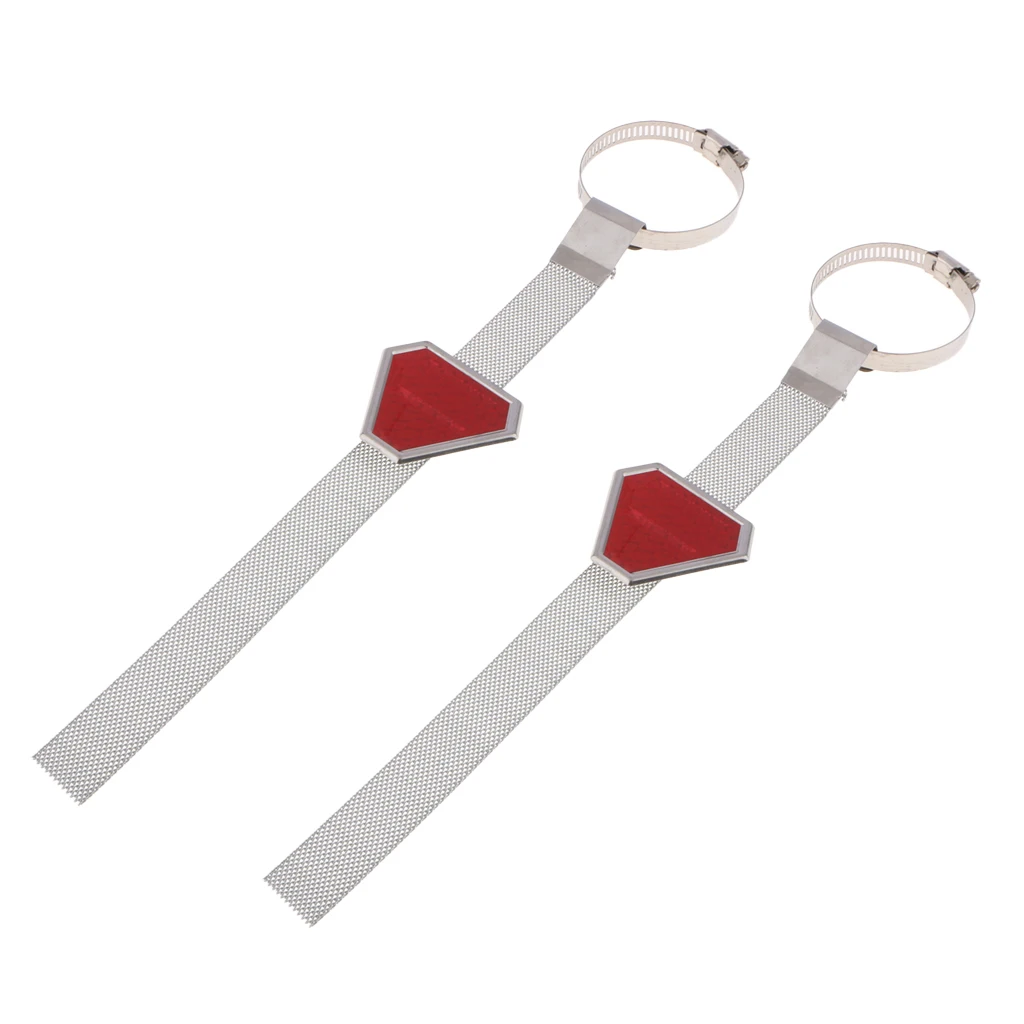 2 Pieces Car Anti-Static Strap, Reflective Earth Belt Safety Ground Wire for Kids Long Distance (Red)