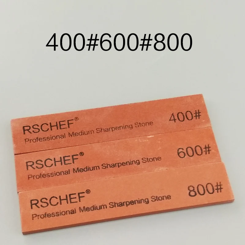 400 600 800 RSCHEF большой нож точильный камень точилка бар нож полировка точильный камень система кухонный нож инструмент - Цвет: 400 600 800