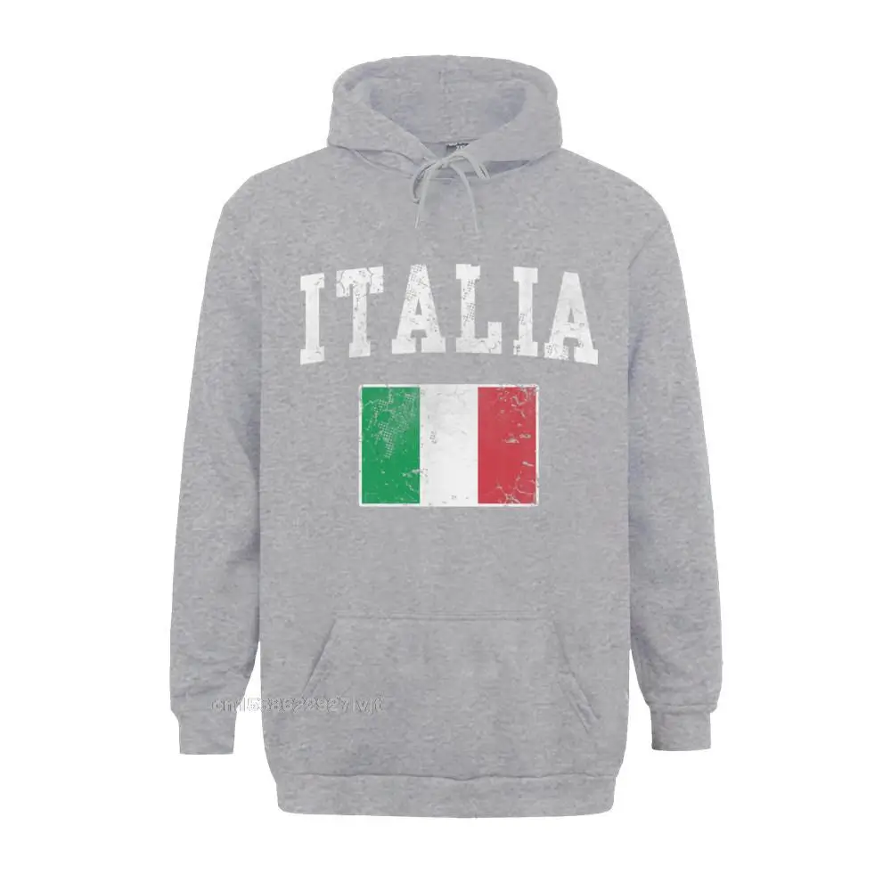 Custom 2021 Fashion Men T Shirt Crewneck Short Sleeve Pure Cotton Tees Printed On Top T-shirts Drop Shipping Vintage Italia Italian Flag Italy Italiano Pullover Hoodie_147 grey