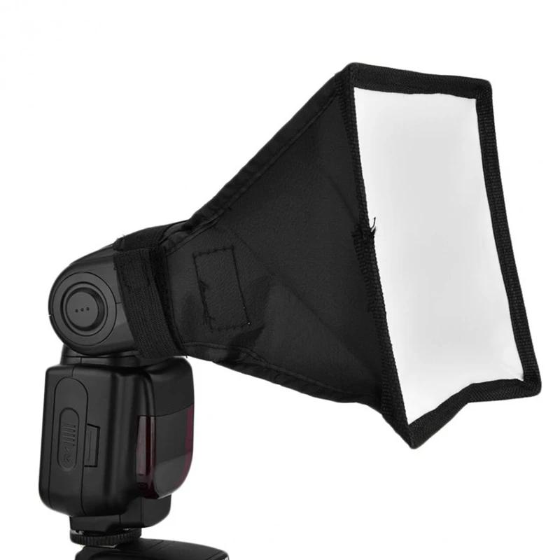 FFYY-для Dslr camera Top Flash Diffuser soфтbox 15X17Cm софтбокс-черный