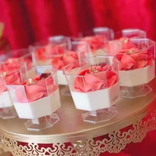 

Promotion - Party Wedding Festival Suppliers, Tableware Dessert Cup,70*65mm/125ml Disposable Plastic 50/Pack