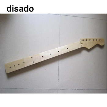 

disado Fretless inlay dots maple Electric Guitar Neck maple fingerboard wood color glossy paint guitar accessories parts