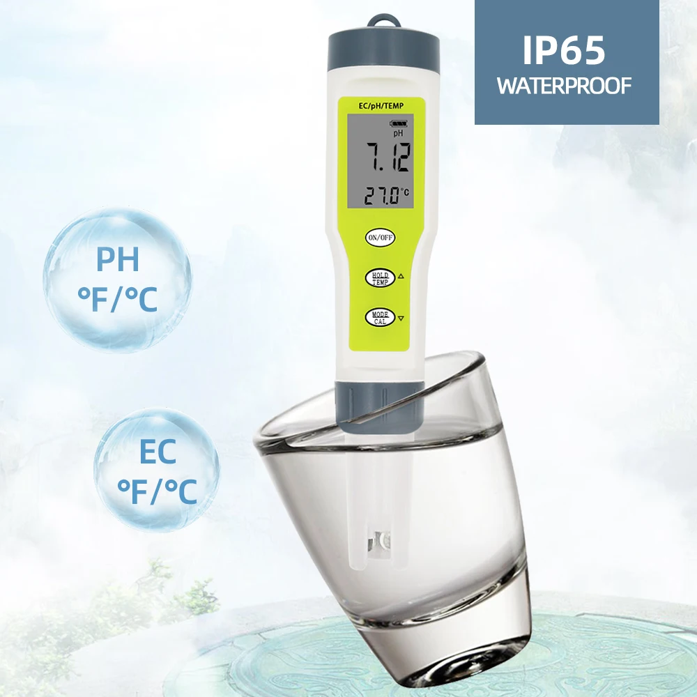 Description Picture 4 of itemEZ9902 3 in 1 EC Meter Water Quality Tester PH EC TEMP Meters Replace Probe Purity Measure Tool Acidity Testers For  Pool 20%off