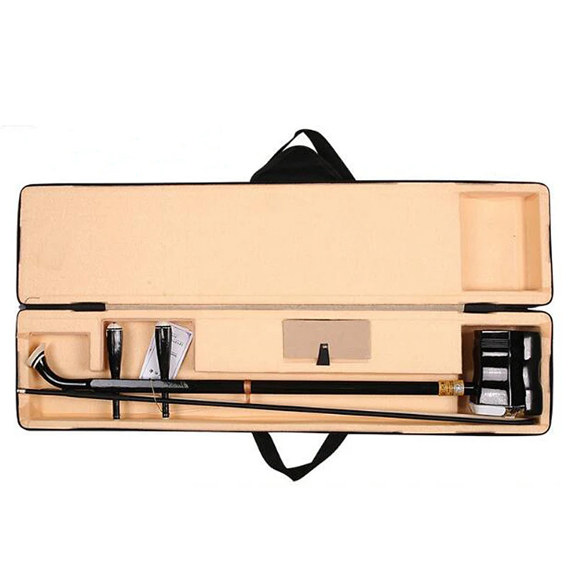 US $81.00 Chinese Erhu Erheen Two strings violin fiddle Stringed Musical Instrument Solid wood Bow with case Erhu accessories Erheen