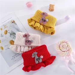 Children's Scarf Autumn And Winter Children's Scarf Cartoon Animal Knitted Scarf Baby Warm Woolen Collar