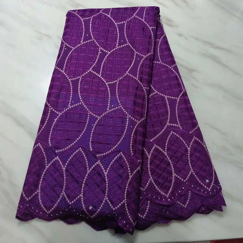 

2019 High Quality France Swiss Voile Laces African Swiss Voile Lace 100% Cotton Fabric Sky Blue Voile Lace In Switzerland Lace