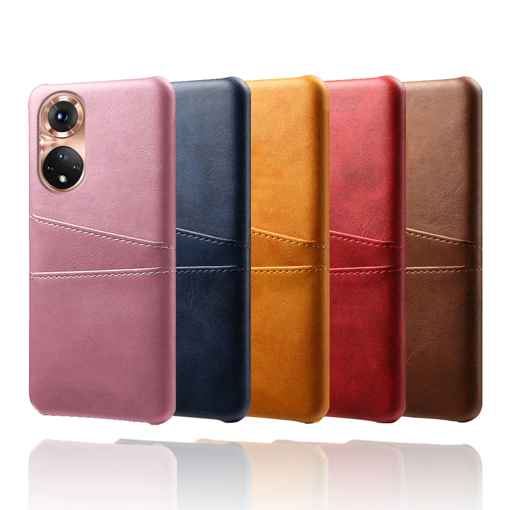 Luxury PU Leather Card Slots Cover for Honor Smartphones - Premium Protective Case