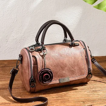 

2020 Spring and Summer Head Bag Women's Bag Small Flower Pendant Messenger Bag Shoulder Bag