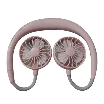 

Halter Portable Lazy Sports Fan Mini Hanging Neck Fan USB Rechargeable Halter Sports Fan Air Cooler Outdoor