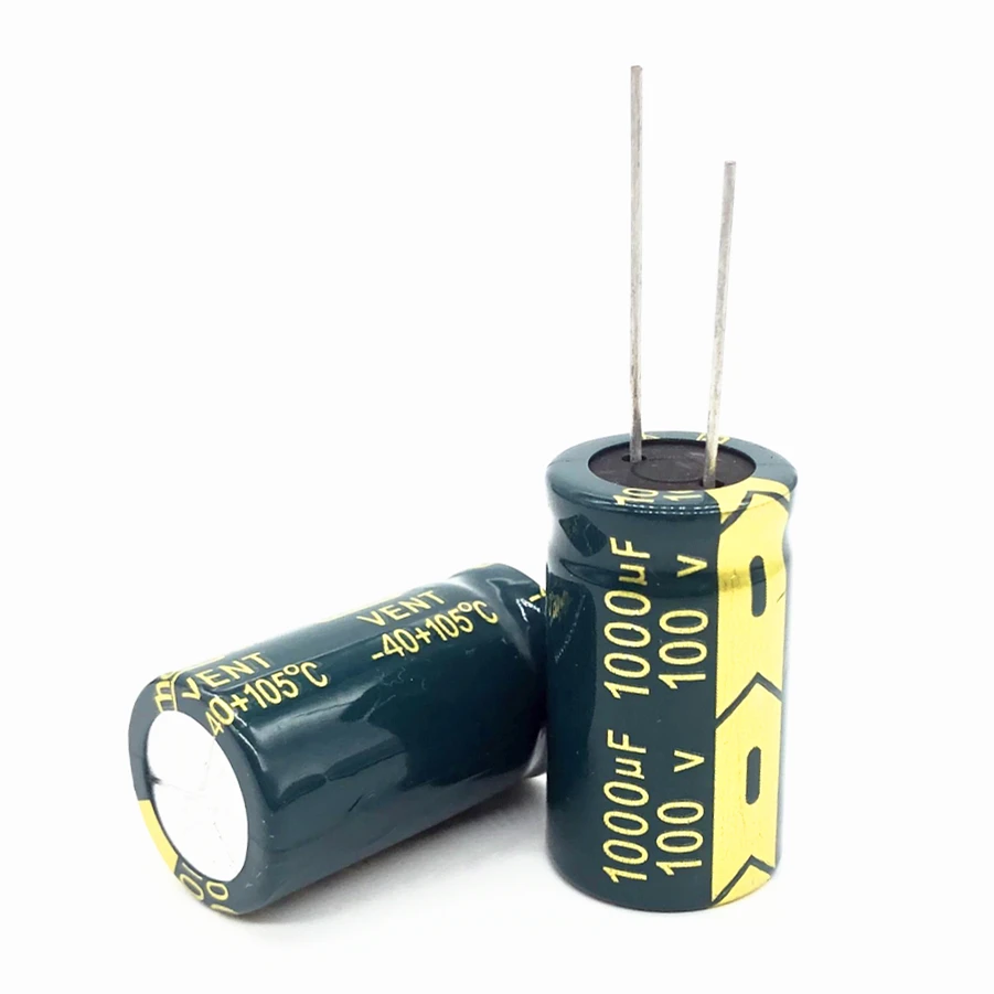 

10pcs/lot high frequency low impedance 100V 1000UF 18*30 20% RADIAL aluminum electrolytic capacitor 1000000nf