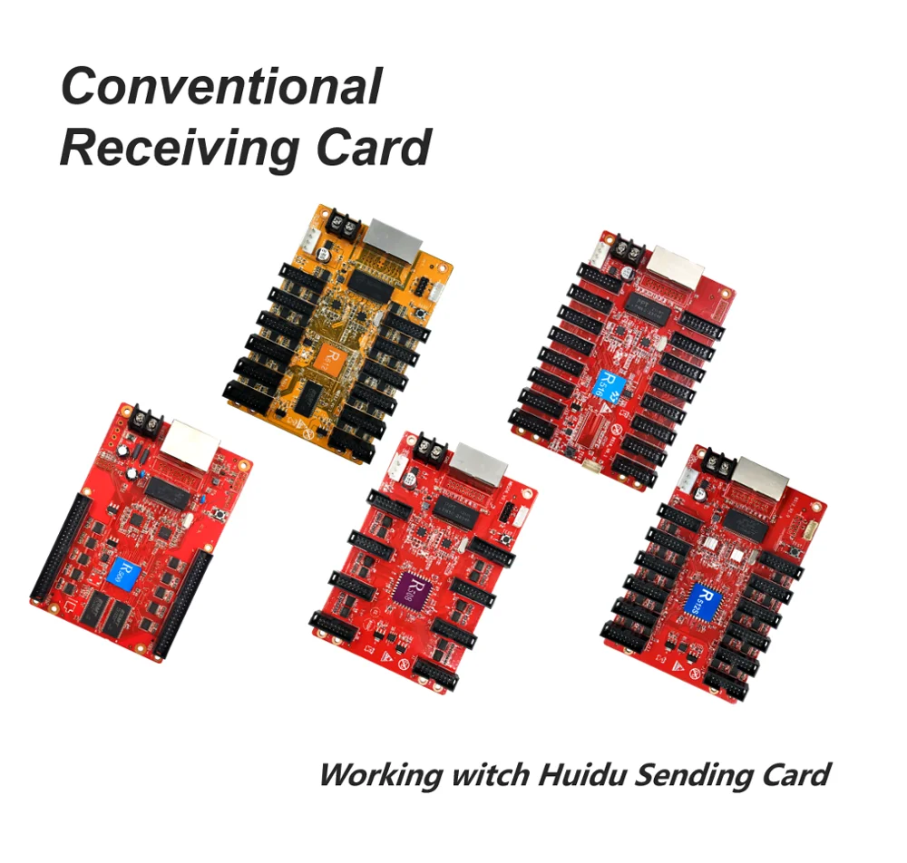 HD-R500 HD-R508T HD-R512/HD-R516/HD-R612 huidu receiving card For HD sending cards A30/A30+, Cx5,A3, T901/T901B, VP210, VP410