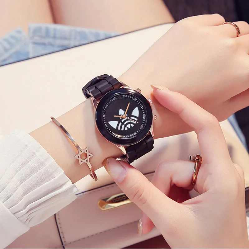 Fashion Women's Watches Ins Trend Candy Color Wrist Watch Korean Silicone Jelly Watch Reloj Mujer Clock Gifts for Women afbeelding