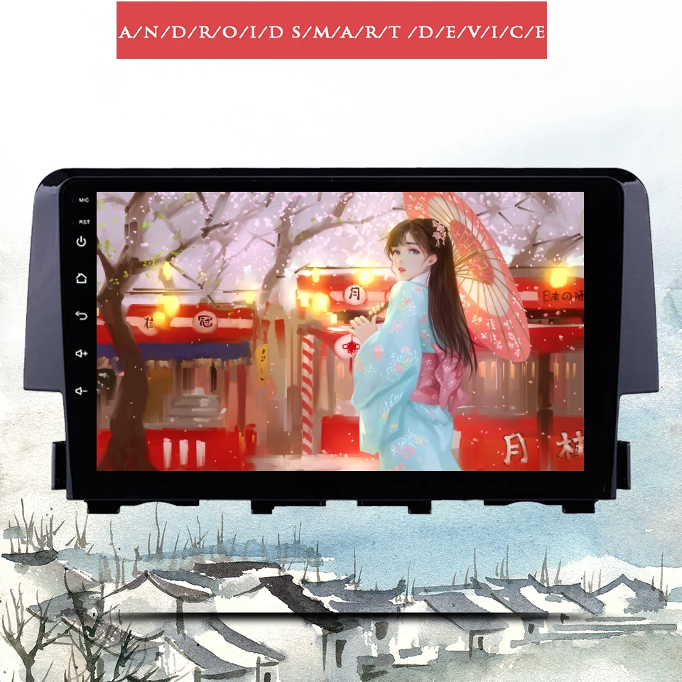 Octa Core 9 Android 10 0 Car Head Unit For Honda Civic 16 17 18 Dvd Gps With Radio Rds Steering Wheel Carplay Audio Usb Car Multimedia Player Aliexpress