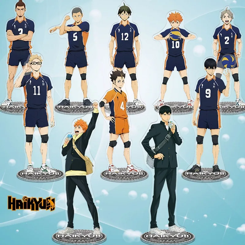 Игрушечная модель фигурки героев Аниме Haikyuu семья акриловая подставка фигурка