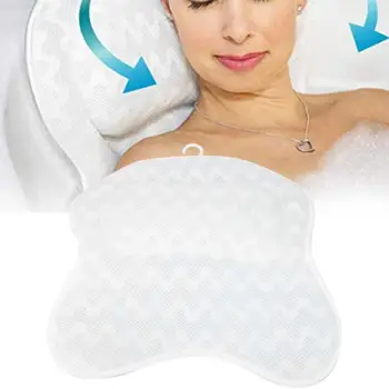

Quick Dry Bath Pillow Bathtub Cushion for Neck Head Support Headrest Bath Accessory