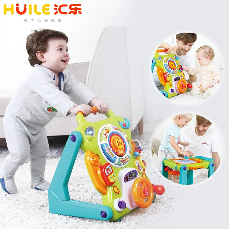 

Department of Music 787 Three-in-One Baby Walker Baby 6-18 Month Cart Adjustable Speed Anti-Falling Baby Walker Toy