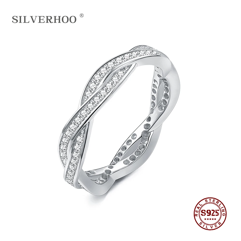 

Style Braided Pave Leaves Luminous Ring My Princess Queen Crown Silver Ring Twist Of Fate Stackable Rings Jewelry Anniversary