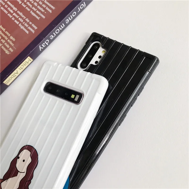 DCHZIUAN 3D чехол для багажа для мужчин и женщин, чехол для samsung Galaxy Note 10 Note 9 S8 S9 S10 Plus, Мягкий противоударный ТПУ чехол для телефона