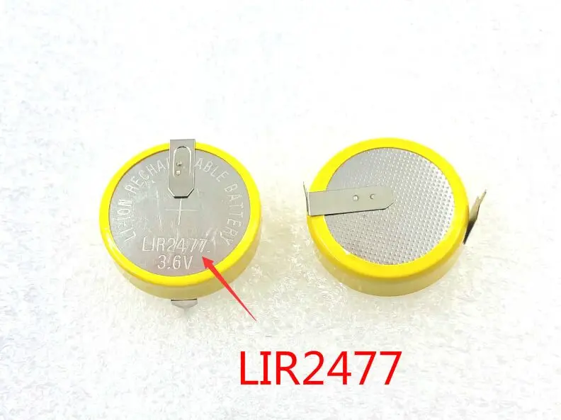Новые оригинальные литиевые аккумуляторные батареи LIR2477 2477 3 6 В вместо CR2477 2