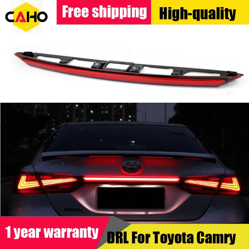 Задний бампер задний фонарь багажника для Toyota Camry Aurion 2018 2019 светодиодный