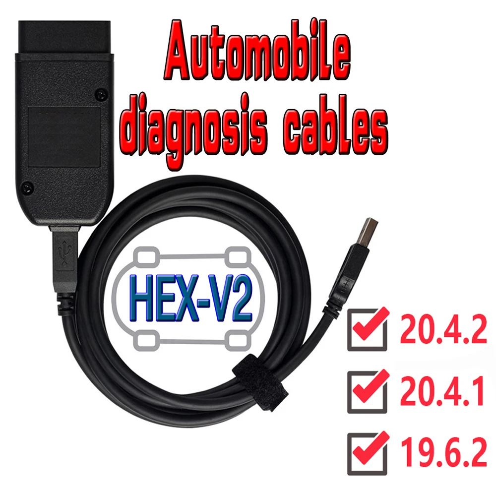 

vag com Newest VAG HEX V2 Interface Atmega162 Interface 2nd OBD2 VAGCOM Electrical Testers General OBDII Multi-Languages