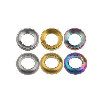 

Mountain BMX Bike Bicycle Titanium Alloy M6 Concave and Convex Washer Spacer For MTB Disc Brake Caliper Group Mounting Bolts