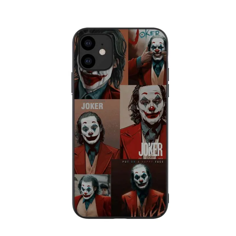 Фильм ужасов Хоакин Феникс Джокер надевается на счастливое лицо мягкий чехол для iPhone 11 Pro Max чехол с клоуном для iPhone XR XS Max 7 8 - Цвет: TPU