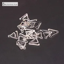 SUNLOOP 100 штук металлический треугольный бюстгальтер регулируемый крюк зажимы