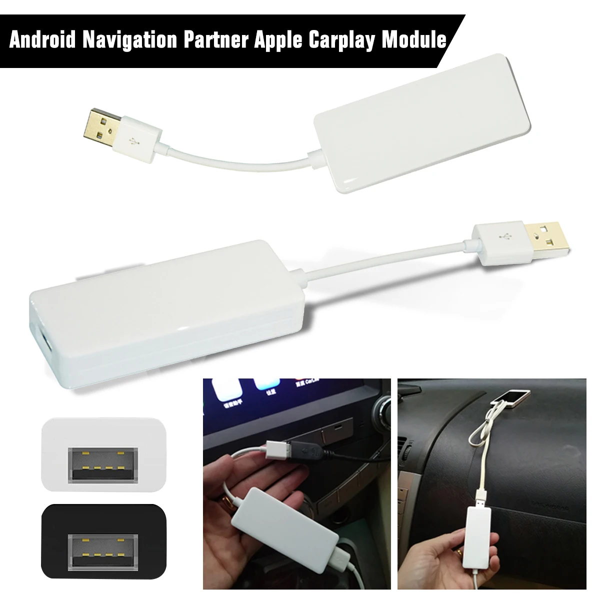 

USB Dongle USB Dongle and Android Phone Android Auto for Android Car Player with iOS Carplay System