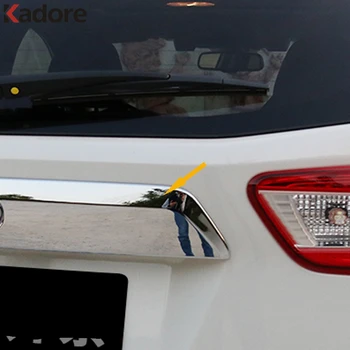 

FOR Subaru XV Crosstrek Impreza 2017-2019 ABS Chrome Exterior Rear Trunk Lid Cover Trim Tail Gate Protector Trim