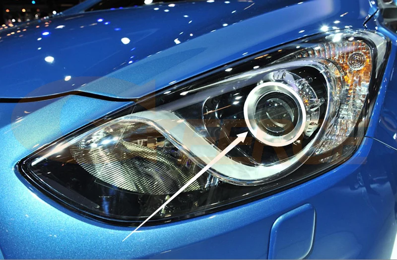 Для HYUNDAI I30 GD 2011 2012 2013 2014 2015 2016 проектор фары отличные ультра яркие CCFL ангельские