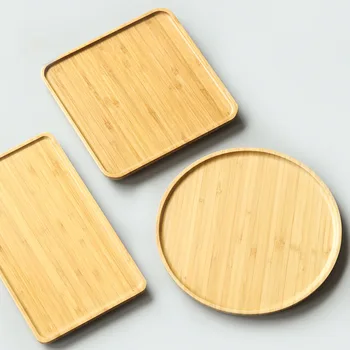 

TANGPIN natural bamboo tea trays tea board kung fu serving tray table accessories