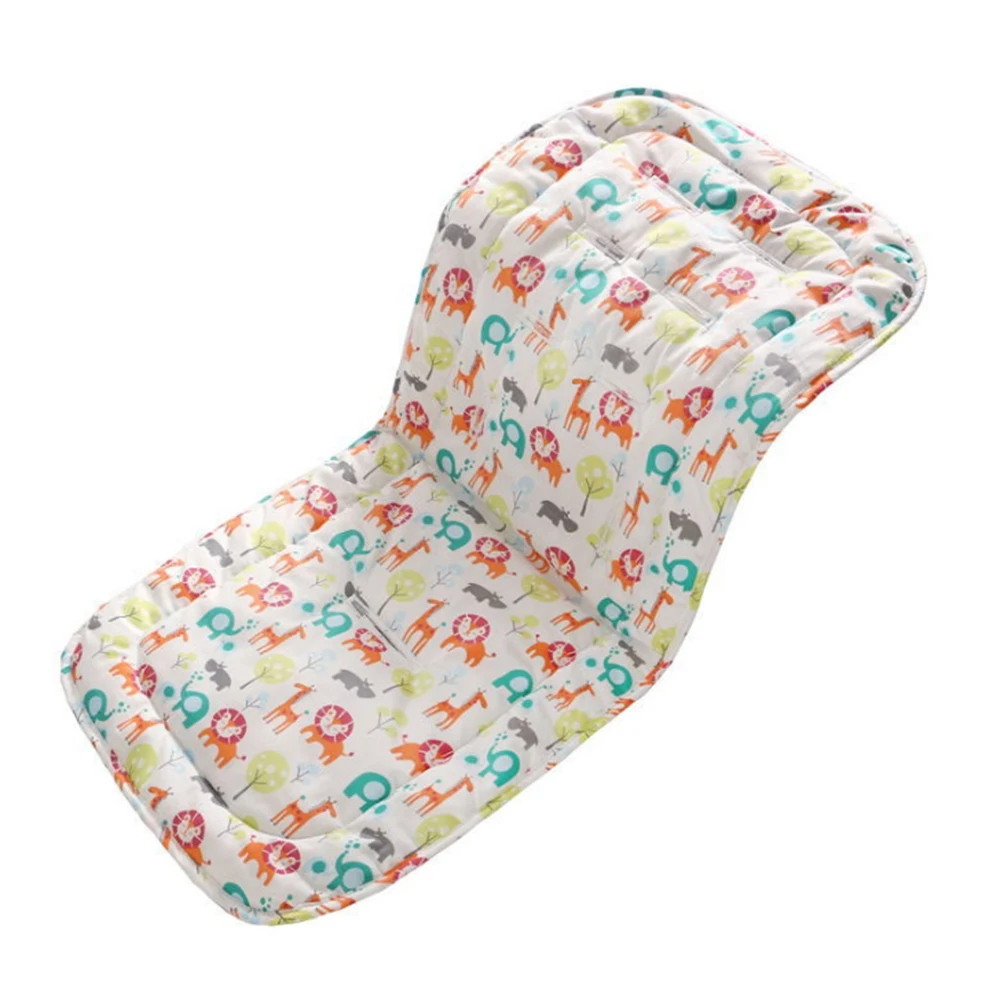 Модное сиденье для детской коляски из хлопка, удобный мягкий коврик для детской коляски, подушка для детской коляски, аксессуары для детской коляски - Цвет: E466785