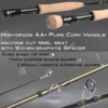 Maximumcatch Travel Fly Fishing Rod With 43cm Coudura Rod Tube 8 Sections Pure 30T Carbon Fiber Moderate Fast Action 4/5/8 WT ► Photo 3/6