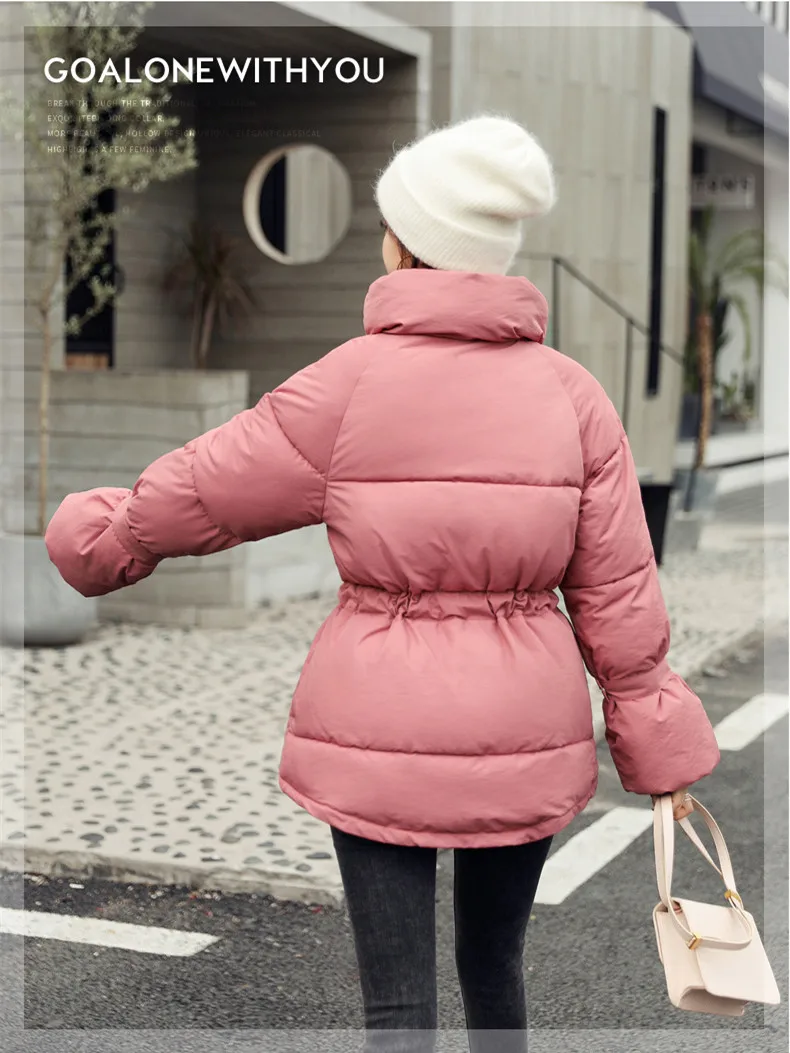 Горячая Распродажа, женские осенние куртки, Weman Parka, новая зимняя короткая куртка поколения, с карманами на талии, Женское пальто для отдыха, пуховик