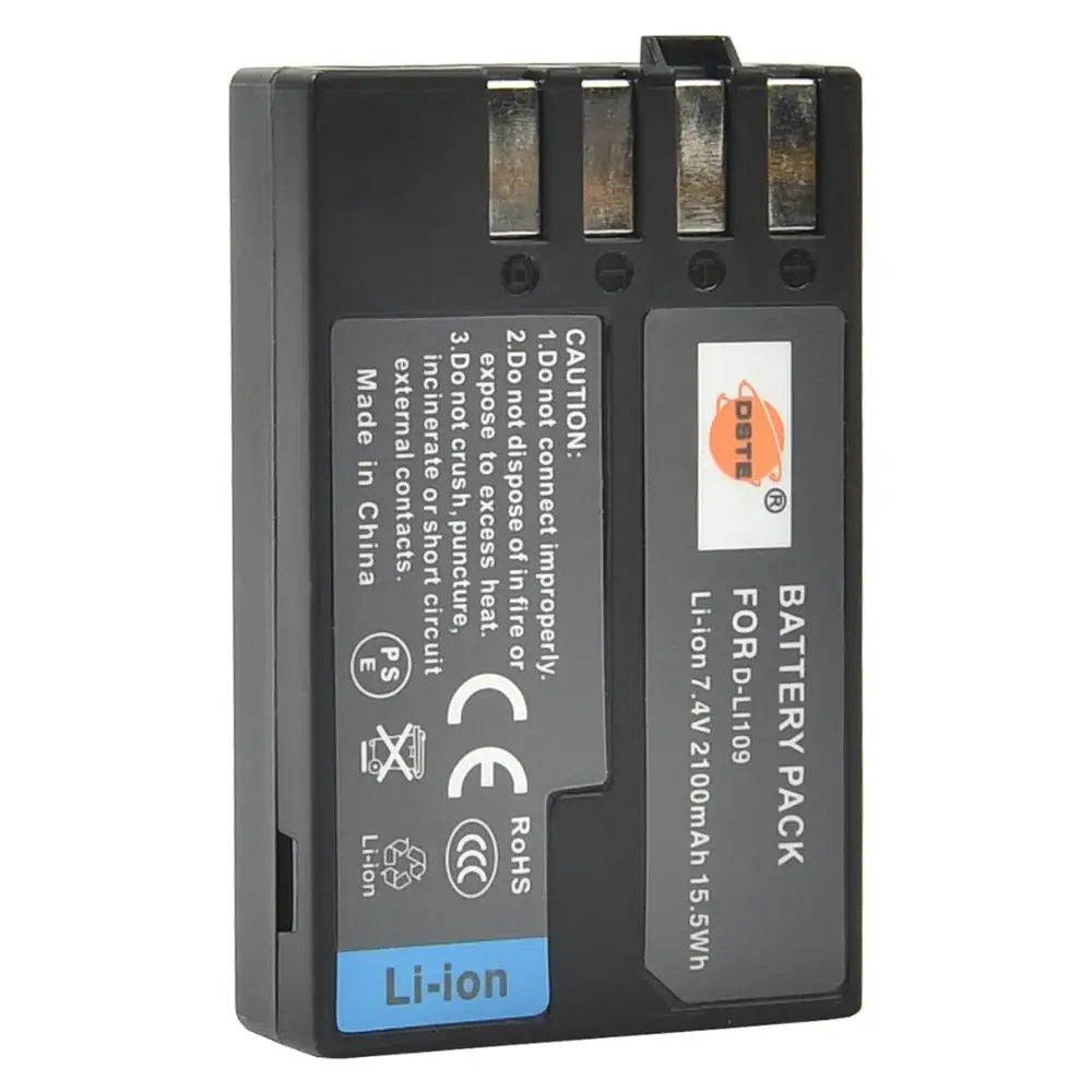 Аккумулятор для зеркальной фотокамеры Pentax|battery for camera|dste batterybattery d-li109 |