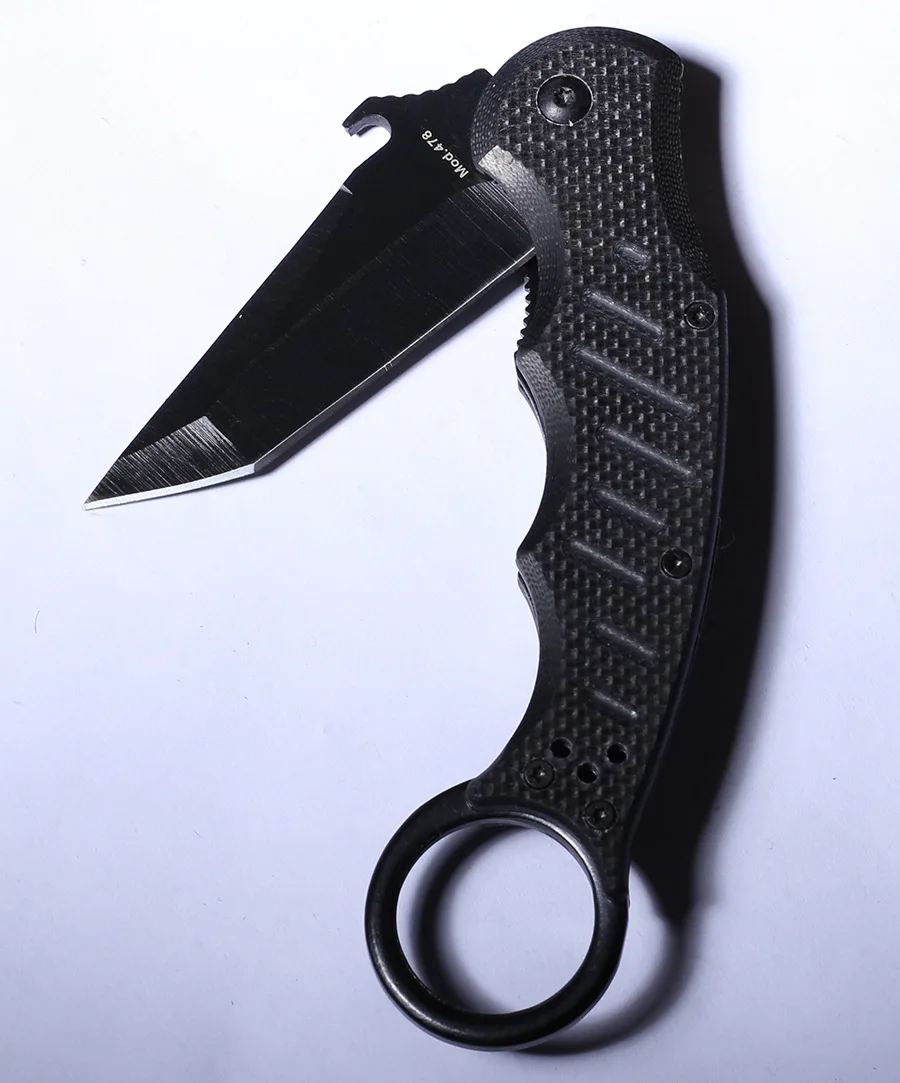 G10 ручка коготь нож karambit коготь нож складной подарок маленький складной нож выживания Охота Открытый складной нож