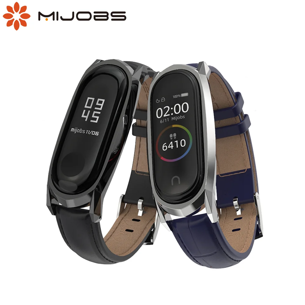 NFC Global Correa Mi Band 5 кожаный ремешок для Xiaomi 4 браслет аксессуары Смарт часы
