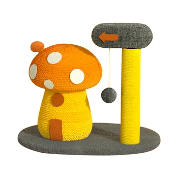 Pet Cat Tree with mushroom design 5