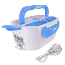 AHTOSKA 220V 12V Tragbare Elektrische Heizung Lunch Box Lebensmittel-Grade Food Container Lebensmittel Wärmer Für Kinder 4 schnallen Geschirr Sets(China)