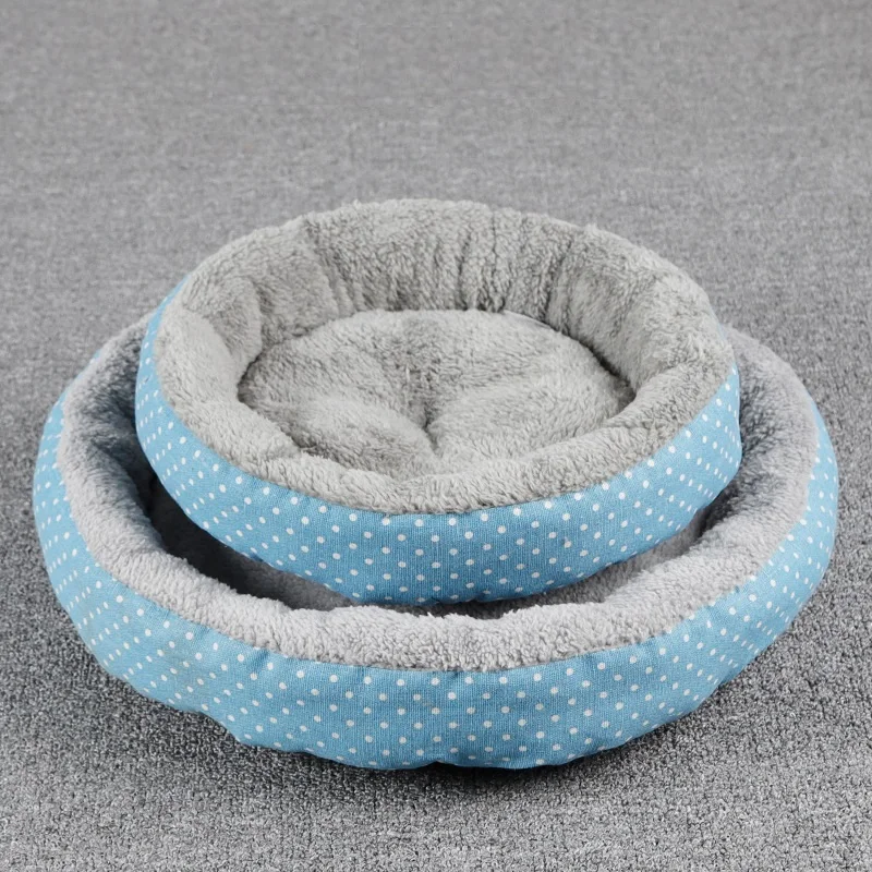 Pet Dog Kennel Thicker Plush Pet Dog Puppy Sleep Sofa Winter Keep Warm Dog Puppy Bed Mat Pet Dog Blanket Christmas Gift Supplies