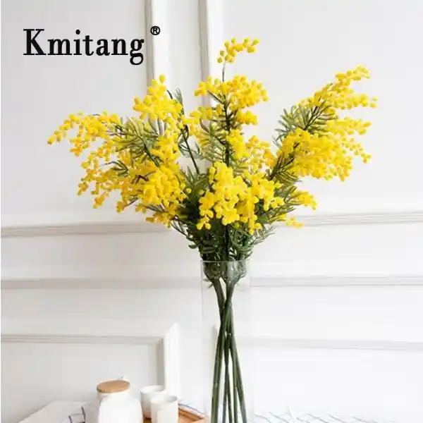 fake yellow flowers