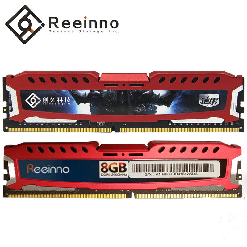 Reeinno memoria ram ddr4 4GB 8GB 16GB 2400MHz 1 2 V 288pin высокая скорость производительности рабочего