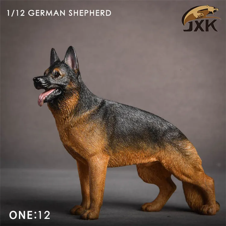 JXK 1/12 Смола немецкая овчарка для 6 дюймов фигурка Sence DIY