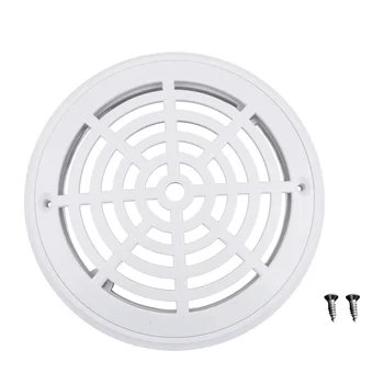 

3-Pack 8-inch Durable Dual Main Bottom Drain for Swimming Pool In-Ground & Above Ground, White
