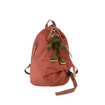 

Spring New European and American Trend Cool Backpack Unique Casual Women Nylon Outdoor Daily Back Pack College High School Bag